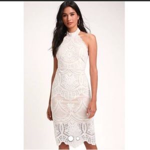 Lulus Lace Midi Dress